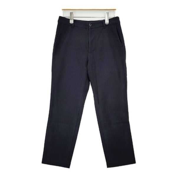 MHL. 525-5243501 ウール パンツ 濃紺 ネイビー レディース エムエイチエル【中古】5-1120T∞