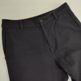 MHL. 525-5243501 ウール パンツ 濃紺 ネイビー レディース エムエイチエル【中古】5-1120T∞