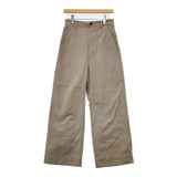 MHL. 595-2240507 BRUSHED COTTON DRILL パンツ 22AW グレー レディース エムエイチエル【中古】5-1120T∞