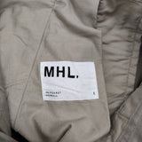 MHL. 595-2240507 BRUSHED COTTON DRILL パンツ 22AW グレー レディース エムエイチエル【中古】5-1120T∞