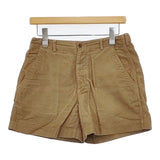 MHL. 595-241350 コットン コーデュロイ サイズ0 ショートパンツ ハーフパンツ ショーツ ブラウン レディース エムエイチエル【中古】5-1120T∞