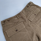 MHL. 595-241350 コットン コーデュロイ サイズ0 ショートパンツ ハーフパンツ ショーツ ブラウン レディース エムエイチエル【中古】5-1120T∞