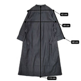 MHL. 595-9258501 LIGHT MOLESKIN CHORE DRESS シャツワンピ ワンピース ネイビー レディース エムエイチエル【中古】5-1224M∞