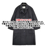 MHL. 595-8210506 HEAVY WOOL MELTON サイズ1 定価93500円 コート ネイビー レディース エムエイチエル【中古】5-1115A♪