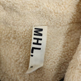 MHL. 595-226351 サイズ2 裏ボア ジップアップ ベスト ネイビー レディース エムエイチエル【中古】5-1121T♪