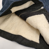 MHL. 595-226351 サイズ2 裏ボア ジップアップ ベスト ネイビー レディース エムエイチエル【中古】5-1121T♪