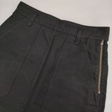 MHL. 595-2132501 ORGANIC COTTON GABERDINE SKIRT 定価28600円 ロングスカート 22SS ブラック レディース エムエイチエル【中古】5-1224M∞