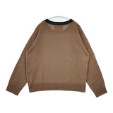 MHL. 595-3263504 WASHABLE DRY WOOL セーター ニット 23AW ブラウン レディース エムエイチエル【中古】5-1120T∞