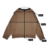 MHL. 595-3263504 WASHABLE DRY WOOL セーター ニット 23AW ブラウン レディース エムエイチエル【中古】5-1120T∞