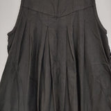 MHL. 595-1256500 CONTRAST WRAP COTTON 定価36300円 ノースリーブ ワンピース 21AW ブラック レディース エムエイチエル【中古】5-1224M∞