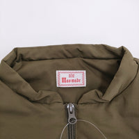 mao made ヴィンテージツイル スタンドカラー中綿ジャケット 定価23980円 451303 ブルゾン 24AW カーキ レディース マオメイド【中古】5-0930T♪