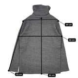 TANG コットン タートルネック 長袖Ｔシャツ カットソー ロンＴ グレー レディース タング【中古】5-1224M∞