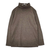 TANG コットン タートルネック 長袖Ｔシャツ カットソー ロンＴ ブラウン レディース タング【中古】5-1224M∞