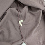 cinq symphonie 長袖 バンドカラ― ブラウス シャツ パープル レディース サンクサンフォニー【中古】5-1224M∞