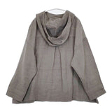 cinq symphonie ワイド フード パーカー グレー レディース サンクサンフォニー【中古】5-1224M∞