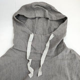 cinq symphonie ワイド フード パーカー グレー レディース サンクサンフォニー【中古】5-1224M∞