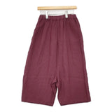 cinq symphonie ルーズパンツ イージー サルエルパンツ ワインレッド レディース サンクサンフォニー【中古】6-0222M∞