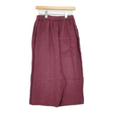 cinq symphonie ルーズパンツ イージー サルエルパンツ ワインレッド レディース サンクサンフォニー【中古】6-0222M∞