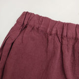 cinq symphonie ルーズパンツ イージー サルエルパンツ ワインレッド レディース サンクサンフォニー【中古】6-0222M∞