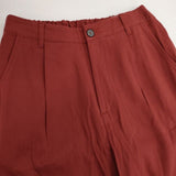 cinq symphonie イージーパンツ パンツ レッド レディース サンクサンフォニー【中古】5-1224G∞