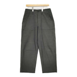 NEST ROBE CONFECT 02173-0026 コットンウール サイズ3 ワイド パンツ チャコールグレー メンズ ネストローブコンフェクト【中古】5-1220G∞