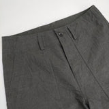 NEST ROBE CONFECT 02173-0026 コットンウール サイズ3 ワイド パンツ チャコールグレー メンズ ネストローブコンフェクト【中古】5-1220G∞