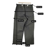 NEST ROBE CONFECT 02173-0026 コットンウール サイズ3 ワイド パンツ チャコールグレー メンズ ネストローブコンフェクト【中古】5-1220G∞