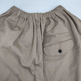 ゴーシュ カツラギ8分丈ワイドパンツ 定価30800円 G231-P031 パンツ ベージュ レディース ゴーシュ【中古】5-1224G∞