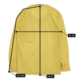 KAPITAL コットン ポケット付き 長袖Ｔシャツ カットソー ロンＴ イエロー レディース キャピタル【中古】6-0128M∞