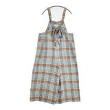 TOWAVASE Vetements de travail MULTI CHECK 定価63800円 オーバーオール 21-0015S サロペット ブルー ブラウン レディース トワヴァーズ【中古】6-0107M∞