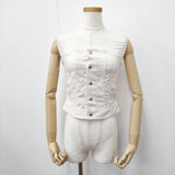 HYKE 新品 OXFORD STRAPLESS TOP 定価22000円 ビスチェ その他トップス アイボリー レディース ハイク【中古】5-1222G◎