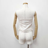 HYKE 新品 OXFORD STRAPLESS TOP 定価22000円 ビスチェ その他トップス アイボリー レディース ハイク【中古】5-1222G◎