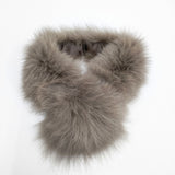 adam et Rope ファー ティペット マフラー グレージュ レディース アダムエロペ【中古】5-1112T◎