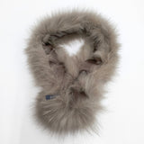 adam et Rope ファー ティペット マフラー グレージュ レディース アダムエロペ【中古】5-1112T◎