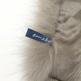 adam et Rope ファー ティペット マフラー グレージュ レディース アダムエロペ【中古】5-1112T◎