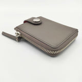 GARNI Rubber Zip Fold Wallet 定価47300円 ラバーウォレット L字 二つ折り財布 グレー メンズ ガルニ【中古】5-1130G∞