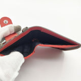 GARNI Rubber Zip Fold Wallet 定価47300円 ラバーウォレット L字 二つ折り財布 グレー メンズ ガルニ【中古】5-1130G∞