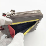 GARNI Rubber Zip Fold Wallet 定価47300円 ラバーウォレット L字 二つ折り財布 グレー メンズ ガルニ【中古】5-1130G∞