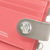 GARNI Rubber Zip Fold Wallet 定価47300円 ラバーウォレット L字 二つ折り財布 グレー メンズ ガルニ【中古】5-1130G∞