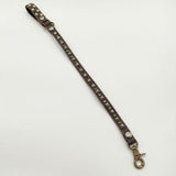 HYSTERIC GLAMOUR/BALTAZAR スタッズ ウォレットコード レザー 革 ウォレットチェーン ブラウン ブラック メンズ ヒステリックグラマー/バルタザール【中古】5-1130G∞