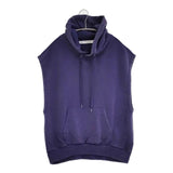 JOURNAL STANDARD LUXE DECEMBER フーディー 定価20900円 ダメージ加工 ノースリーブ パーカー 24AW ネイビー レディース ジャーナルスタンダード ラックス【中古】6-0107M∞