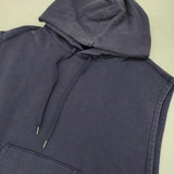 JOURNAL STANDARD LUXE DECEMBER フーディー 定価20900円 ダメージ加工 ノースリーブ パーカー 24AW ネイビー レディース ジャーナルスタンダード ラックス【中古】6-0107M∞