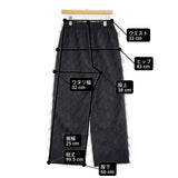 JOURNAL STANDARD L'essage 未使用品 フリンジJQイージーパンツ 定価24200円 24SS ブラック レディース ジャーナルスタンダードレサージュ【中古】6-0324G♪