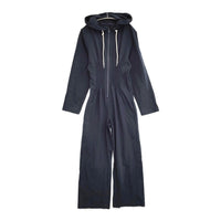 HOLIDAY 定価38500円 SUPER FINE DRY PIN TUCK JUMPSUIT オールインワン ツナギ 25SS ネイビー レディース ホリデイ【中古】5-1001M♪