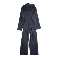 HOLIDAY 定価38500円 SUPER FINE DRY PIN TUCK JUMPSUIT オールインワン ツナギ 25SS ネイビー レディース ホリデイ【中古】5-1001M♪
