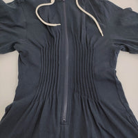 HOLIDAY 定価38500円 SUPER FINE DRY PIN TUCK JUMPSUIT オールインワン ツナギ 25SS ネイビー レディース ホリデイ【中古】5-1001M♪