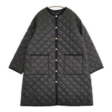 Traditional Weatherwear ARKLEY LONG A-LINE 36 定価39600円 アークリーロングAライン コート ブラック レディース トラディショナルウェザーウェア【中古】5-1108T♪