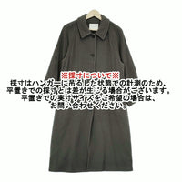 SLOBE IENA ウールモッサステンカラーコート サイズ38 コート チャコールグレー レディース スローブイエナ【中古】5-1007A◆