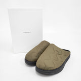 BEAUTIFUL SHOES QUILTING SANDALS(WAVE STITCH) 24cm キルティングサンダル サンダル カーキ レディース ビューティフルシューズ【中古】5-1021T◎