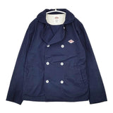 Danton コットン ダブルブレストジャケット 36 JD-8712 KND ジャケット ネイビー レディース ダントン【中古】5-1221M∞